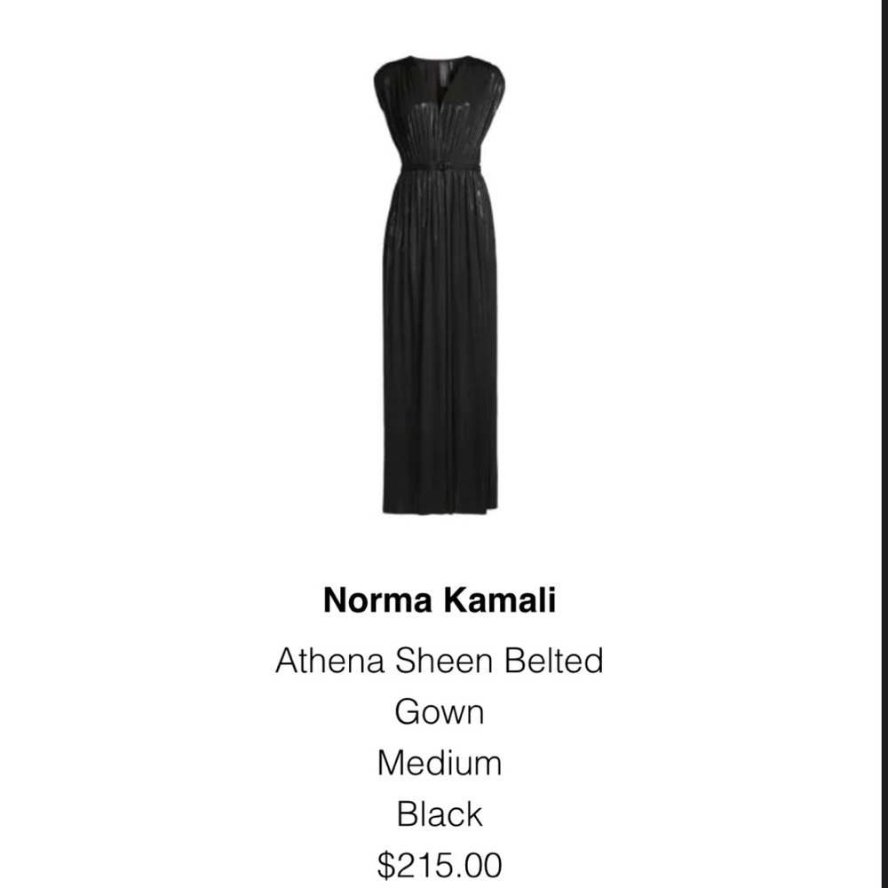Norma Kamali gown- only worn once!